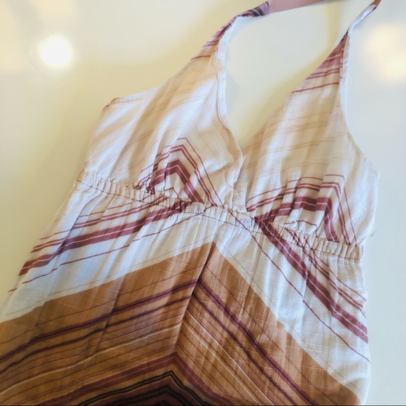 Cotton Tie-Halter Maxi Dress - Picture 6 of 7